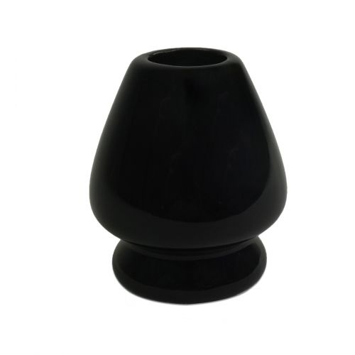 Porcelain matcha whisk holder - Black