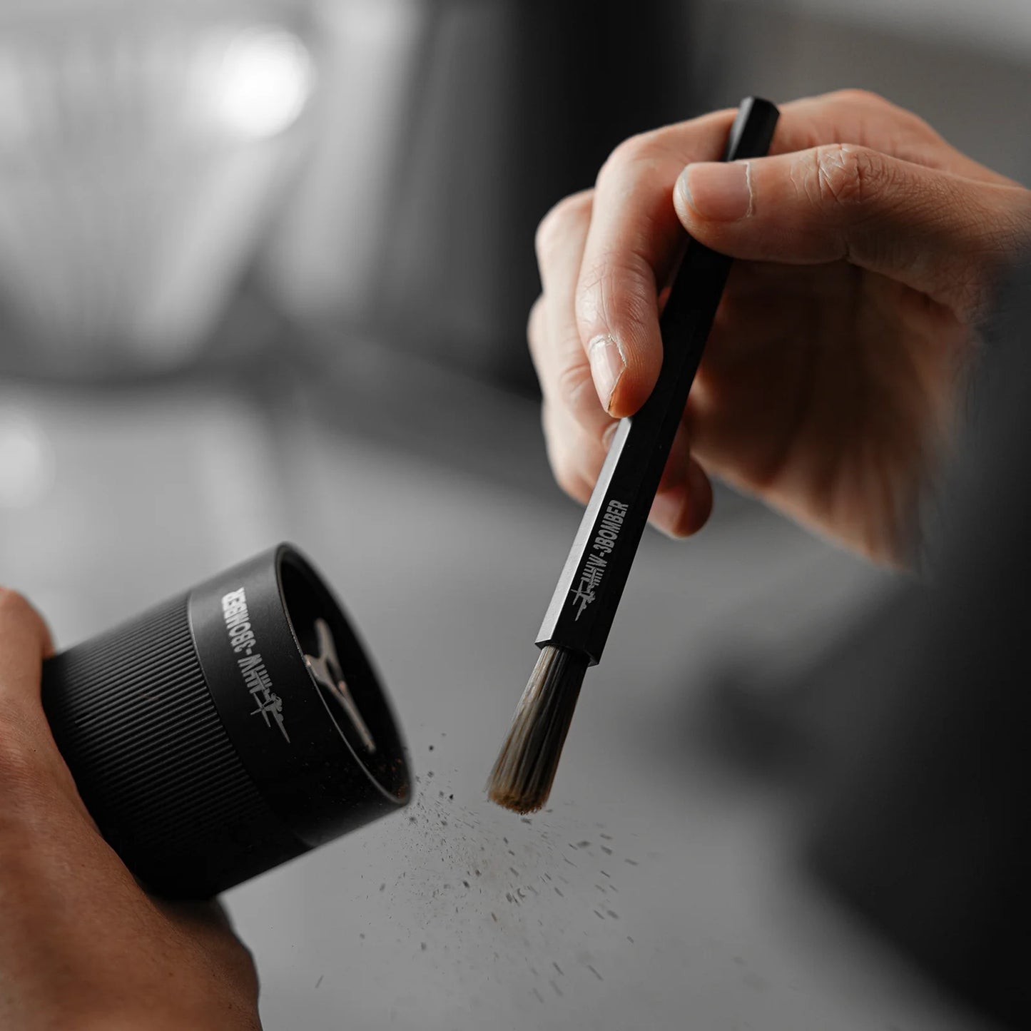 MHW-3BOMBER Coffee Cleaning Brush Espresso Brush Cleaner Tool