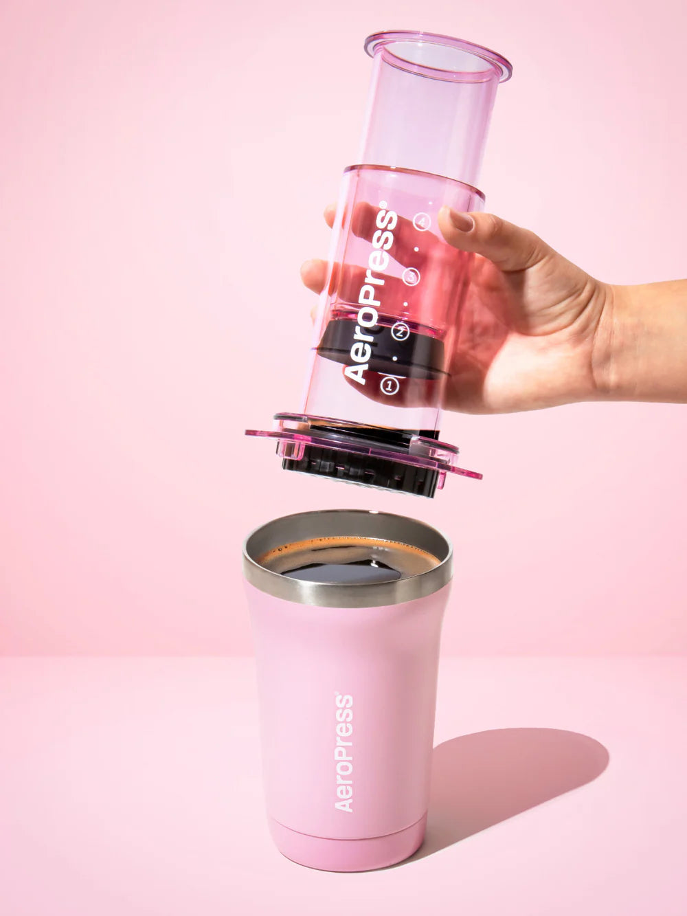 AEROPRESS® GO PLUS TRAVEL PINK