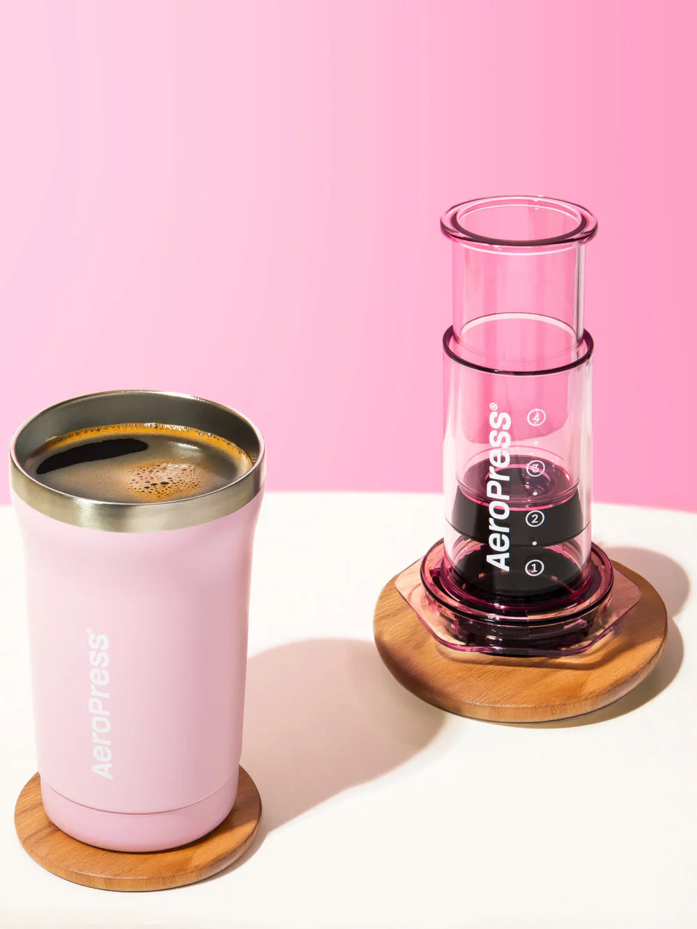AEROPRESS® GO PLUS TRAVEL PINK