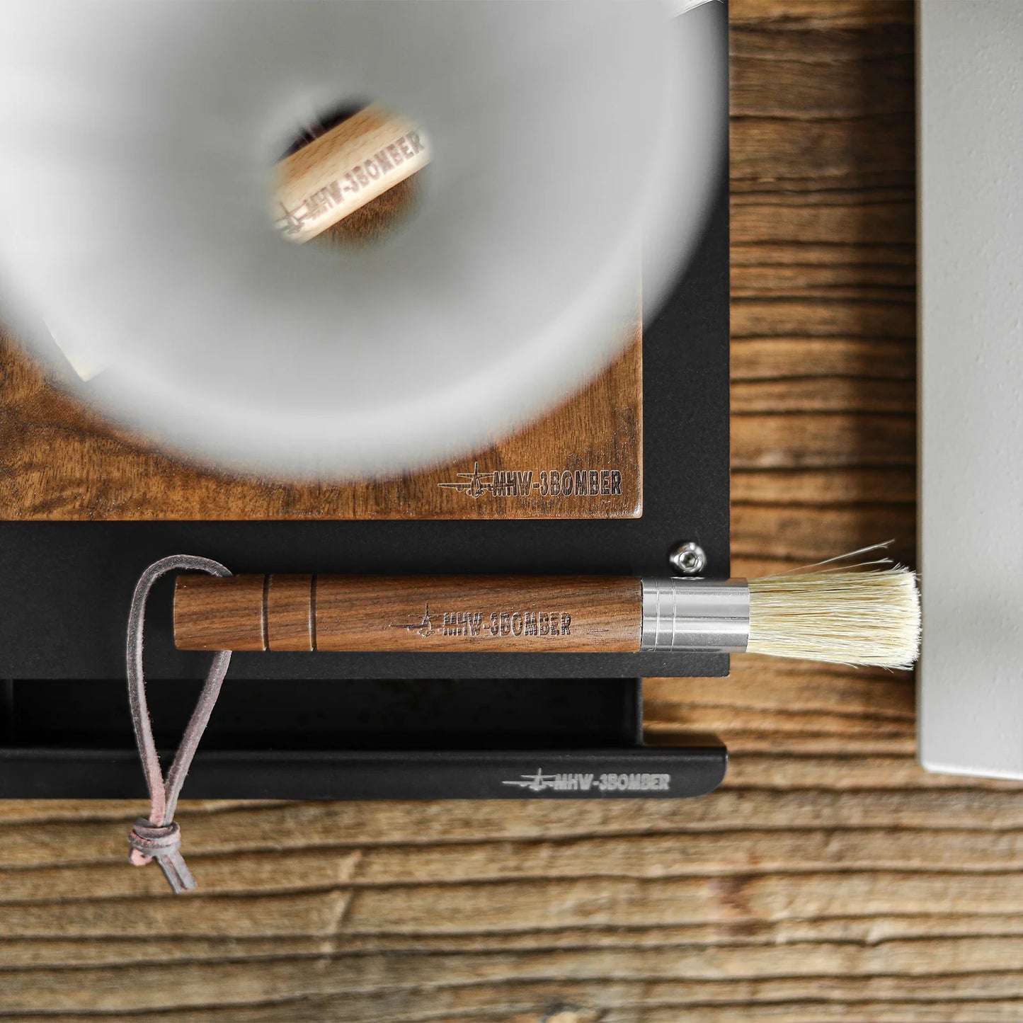 MHW-3BOMBER Coffee Cleaning Brush Wings Cylindrical Brush