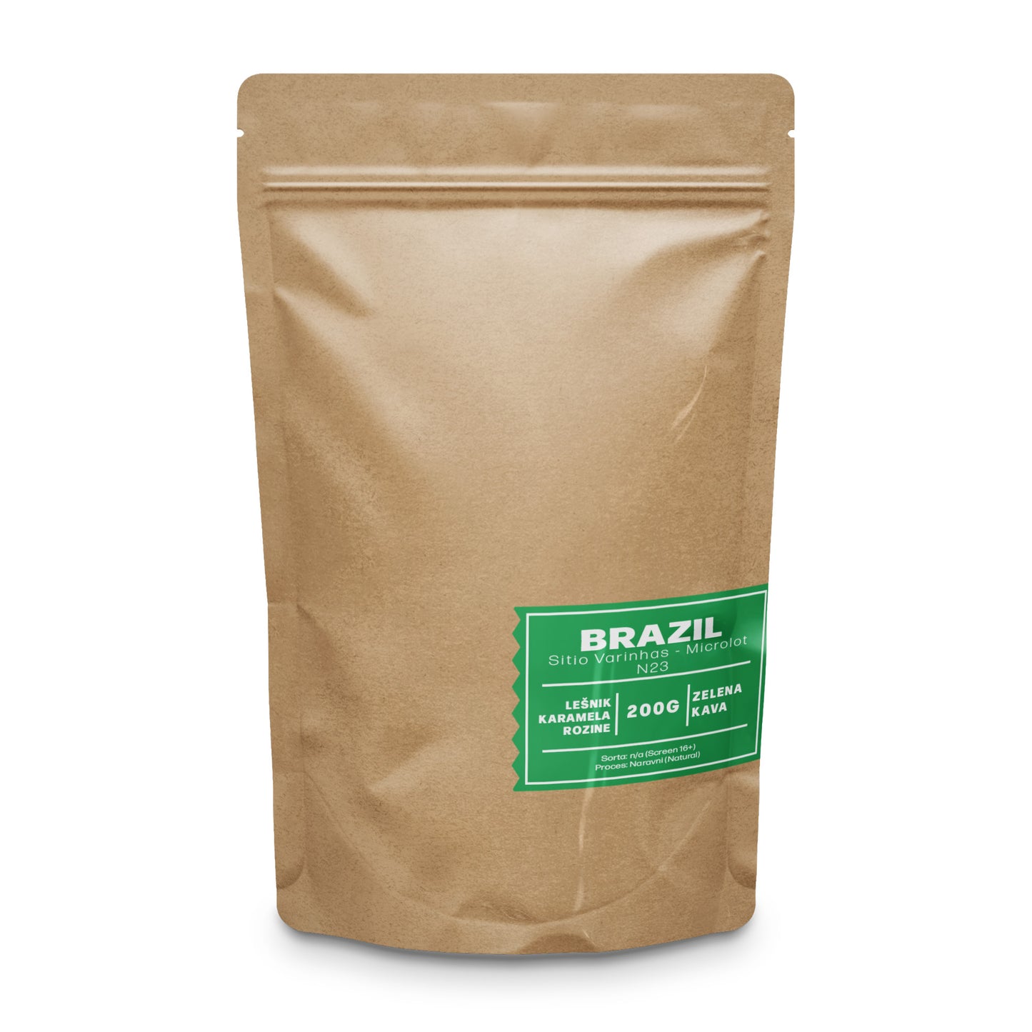 BRAZIL Sitio Varinhas - Microlot N23; ZELENA KAVA