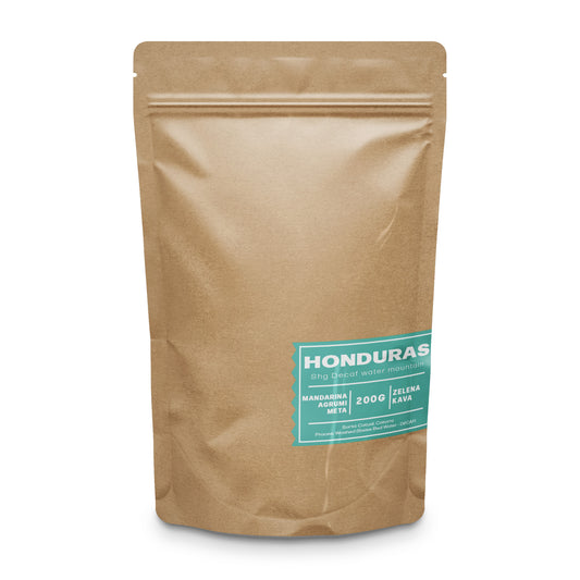 HONDURAS Shg Decaf water mountain; GREEN COFFEE