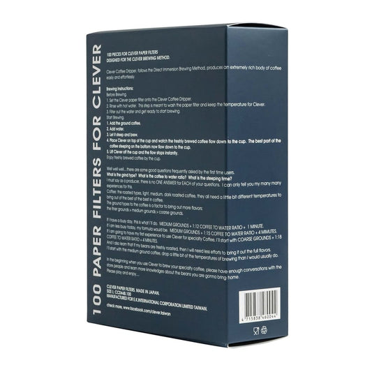 FILTRI CLEVER DRIPPER, 100 kos