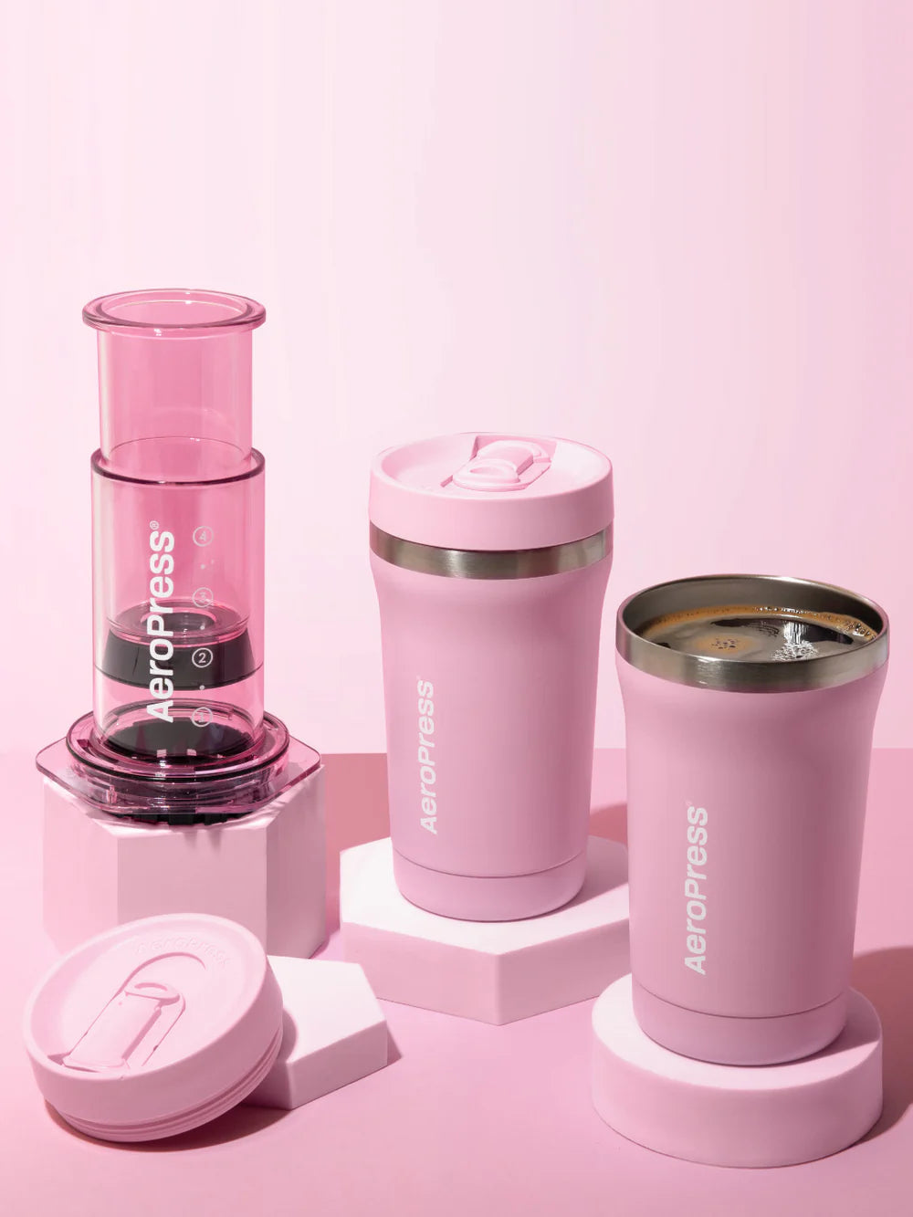 AEROPRESS® GO PLUS TRAVEL PINK