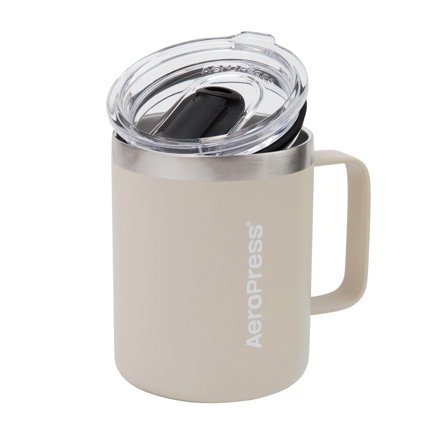 Aeropress Travel Coffee Mug - Cream
