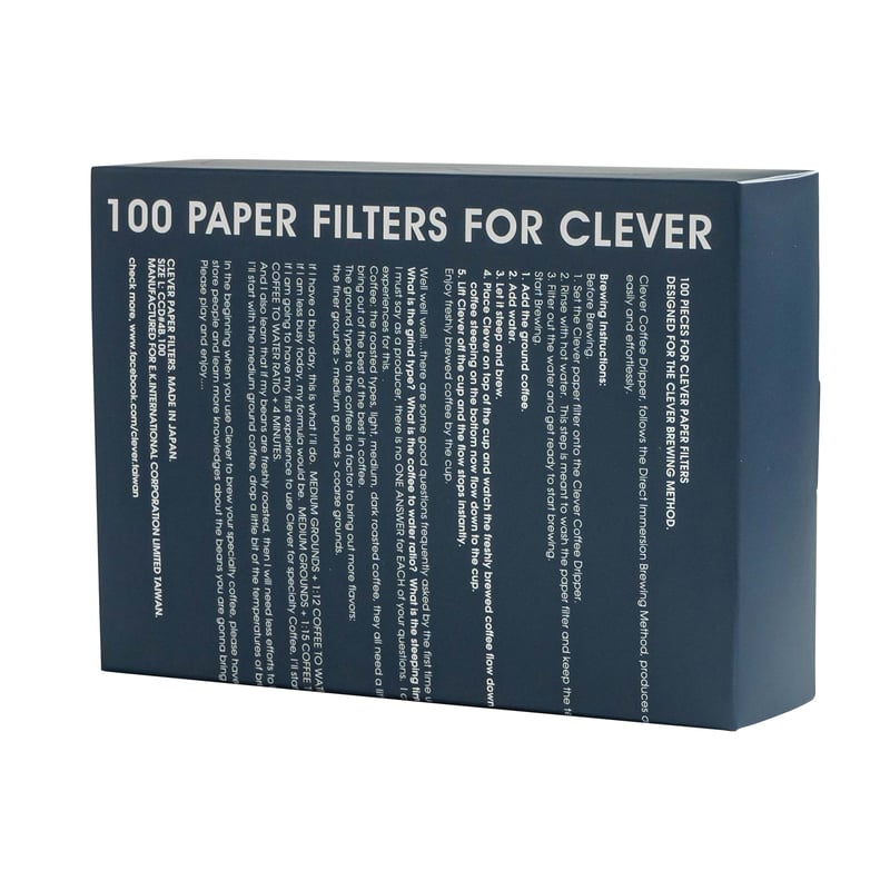 FILTRI CLEVER DRIPPER, 100 kos