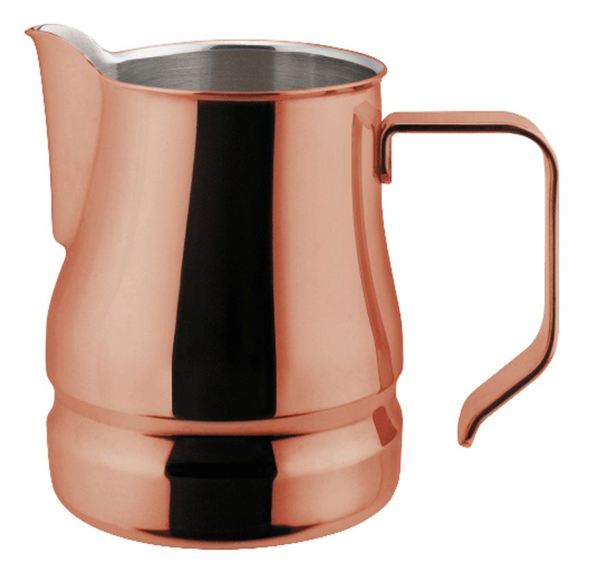 EVOLUTION COPPER STAINLESS STEEL Milk Frothing Pitcher - coffeetime.si