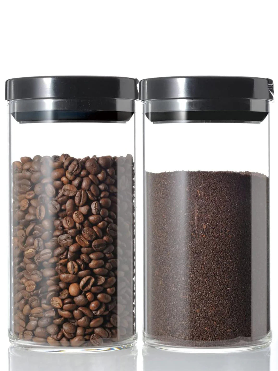 Glass container for storing coffee, 1000 ml